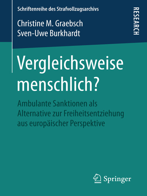 Title details for Vergleichsweise menschlich? by Christine M. Graebsch - Available